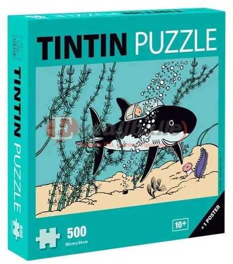 Puzzle, Le sous marin Requin de Tintin