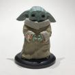 Figurine résine de Din Grogu l'enfant, l'orphelin - Star Wars de G. Lucas - Attakus