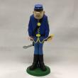 Le sergent Chesterfield en résine - Tuniques bleues - Plastoy