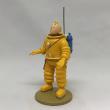 figurine résine Tintin cosmonaute en 12 cm