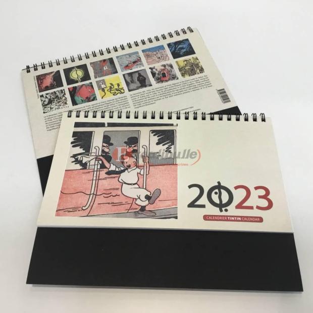 Calendrier bureau Tintin édition 2023 - Moulinsart production