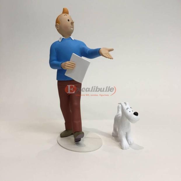 Tintin du musée imaginaire - Statuette 26 cm en résine - Moulinsart