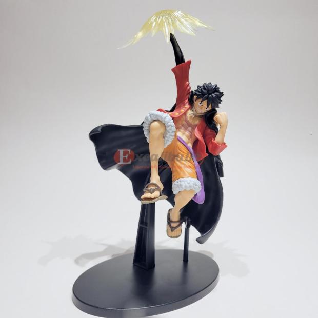 Luffy signé Oda, version Battle Record - Figurine de 26 cm - Bandai