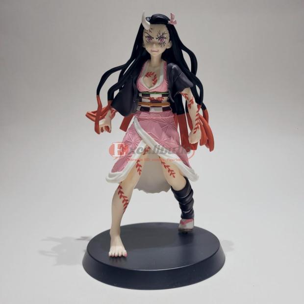 Nezuko signé Gotouge - Figurine de 21 cm en PVC - Sega - face