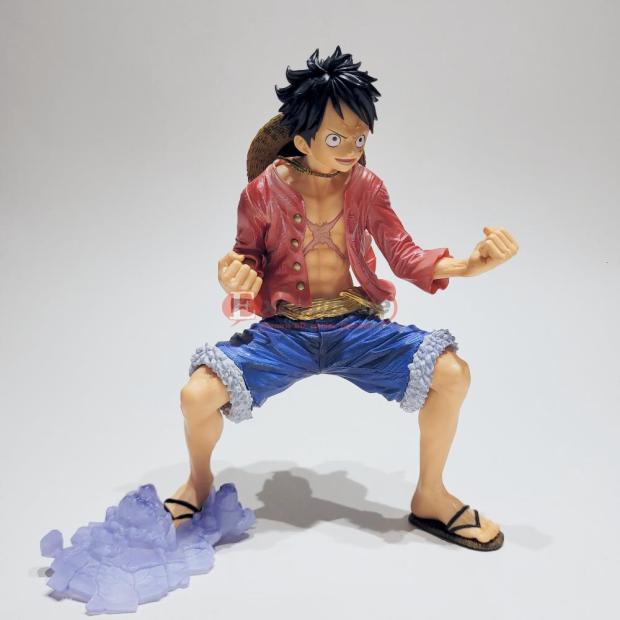 Luffy signé Oda - Figurine de 20 cm - Bandai - face