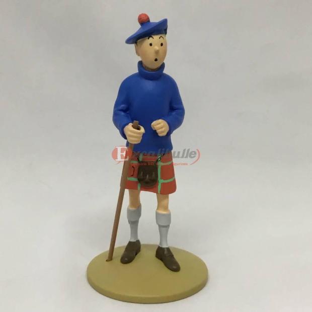 Tintin en kilt - Figurine résine Editions Moulinsart