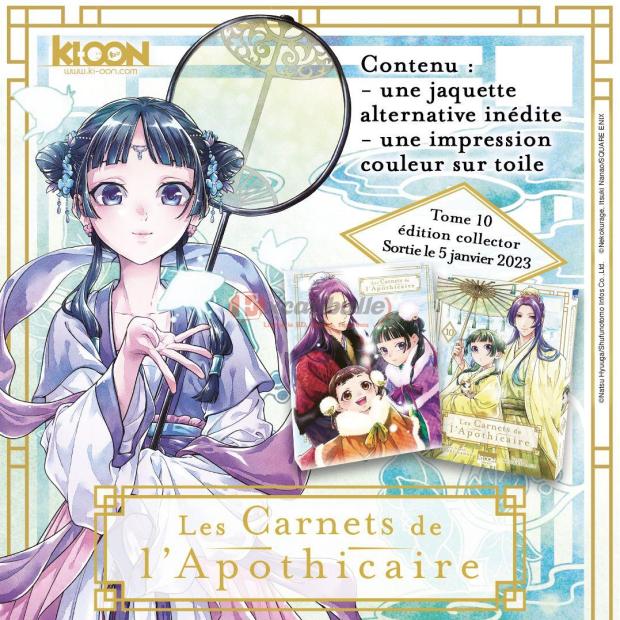 Les Carnets de l'Apothicaire (tome 10) - (Nekokurage / Itsuki Nanao) -  Seinen [CANAL-BD]