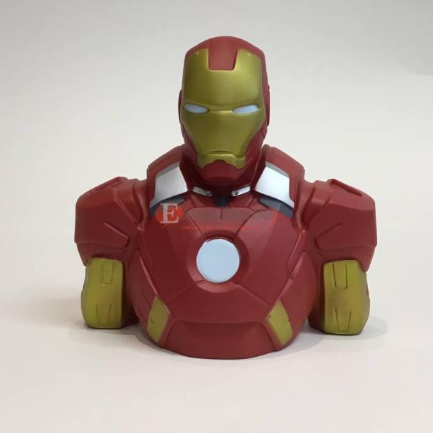 Buste Iron Man en PVC - statuette tirelire - Marvel comics