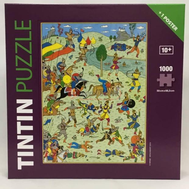 Puzzle, la bataille de Zileheroum des éditions Moulinsart