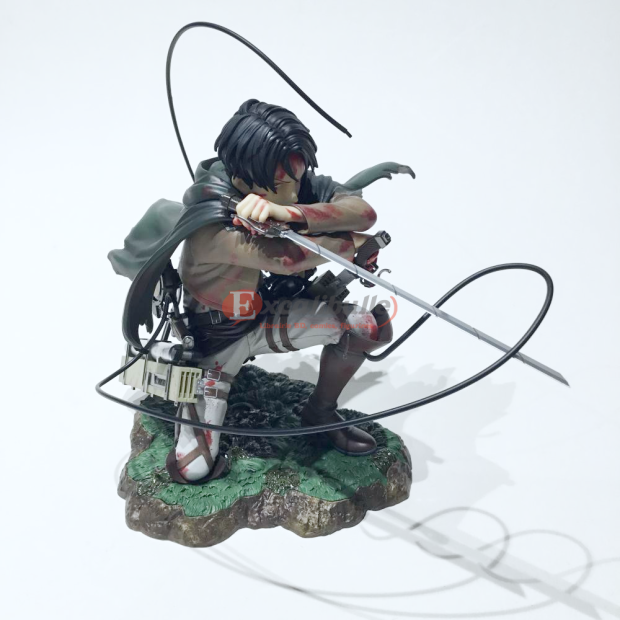 Levi Ackerman signé Isayama - Figurine de 18 cm en PVC - Kotobukiya